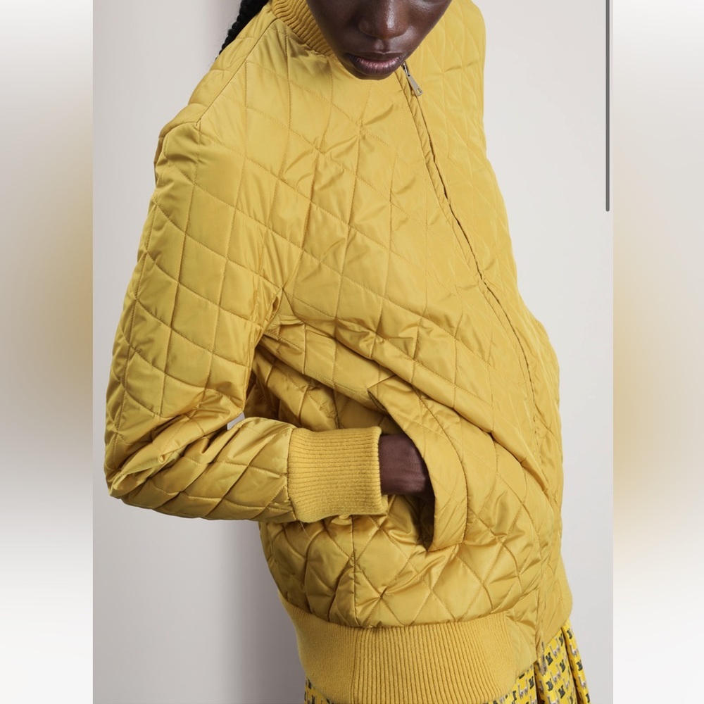 Max Mara Runway Label-cut “Crotone “ Bomber Jacket Sizs: US 2/4 Fall/Winter